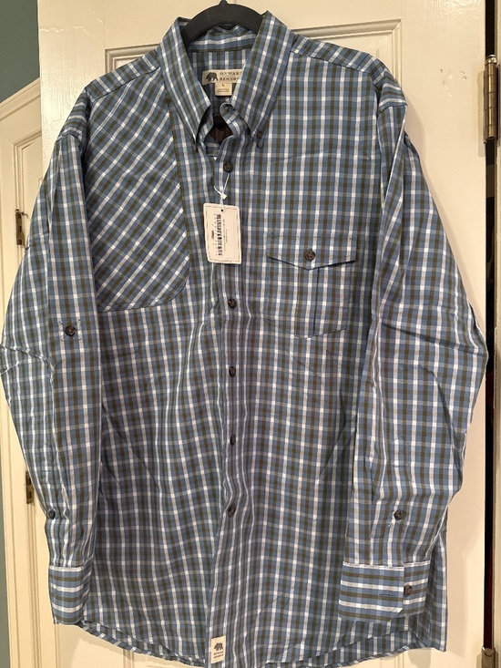 Onward Reserve Other - Onward Reserve blue plaid shooting shirt. NWT. Men’s L